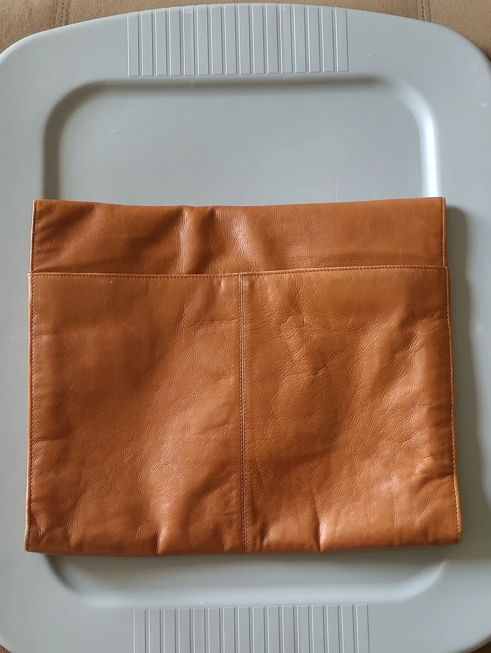 Cole Haan Cognac/Tan Leather Document Holder Bag